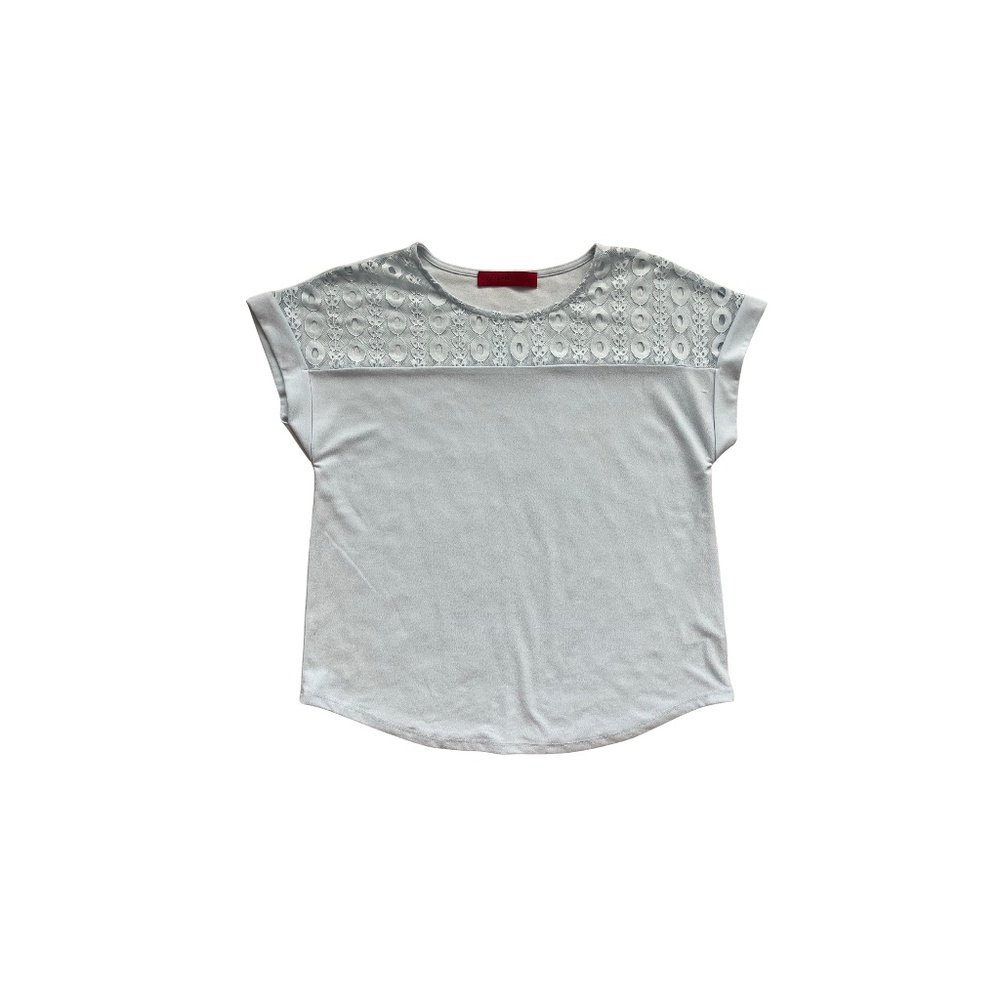 Love Scarlett Women's Top with Lace Front Detail-Size M-NWOT